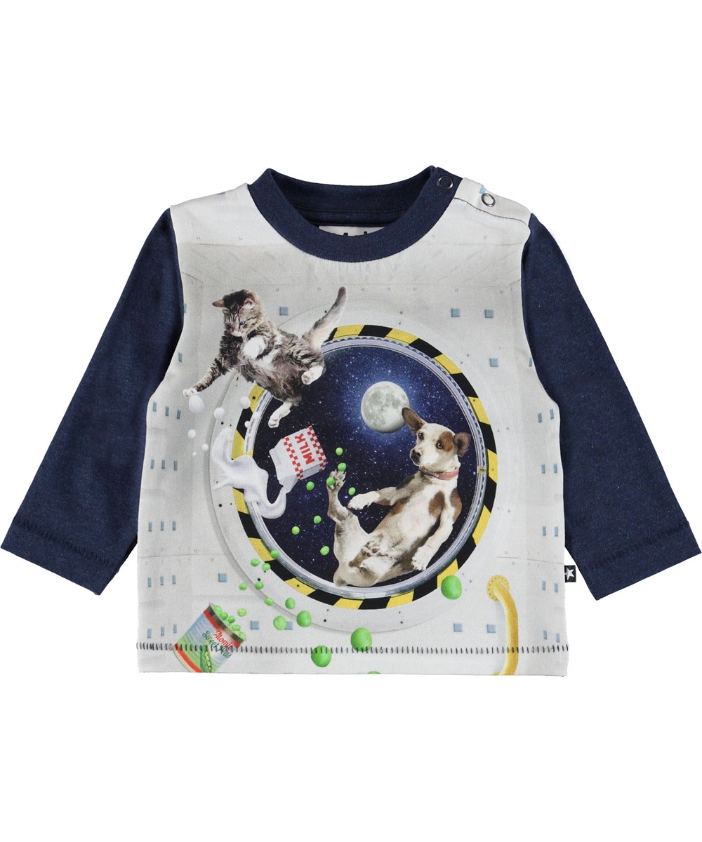 Enovan - Space Supper - Baby top with animals. 