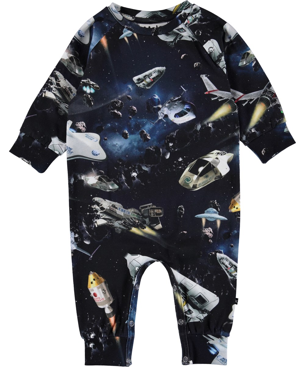 Fairfax - Space Traffic - Baby heldragt med rumskibe.