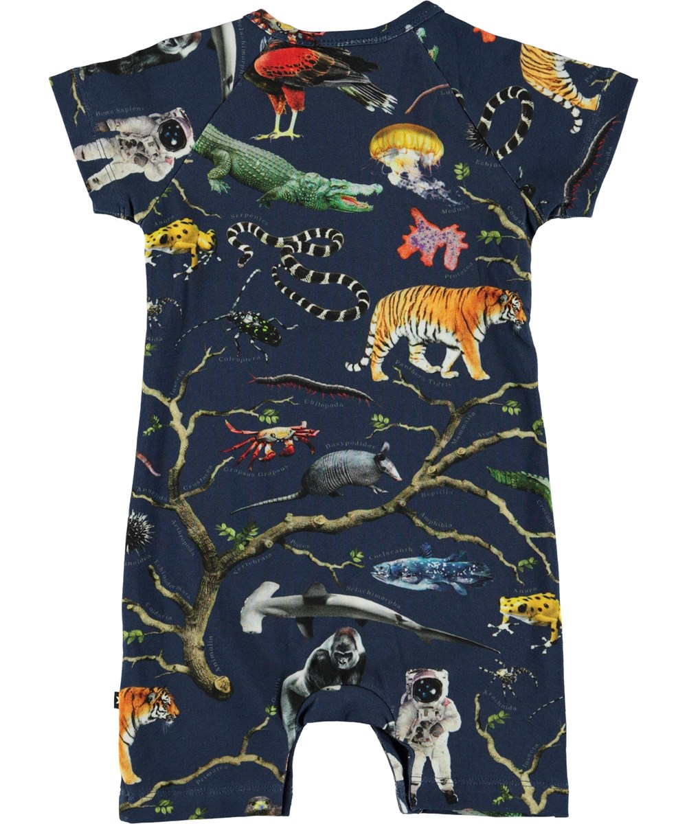 Felton - Tree Of Life - Økologisk baby body med træ og dyr 