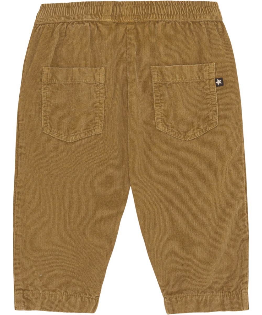 Sois - Earthy - Brune fløjls babybukser