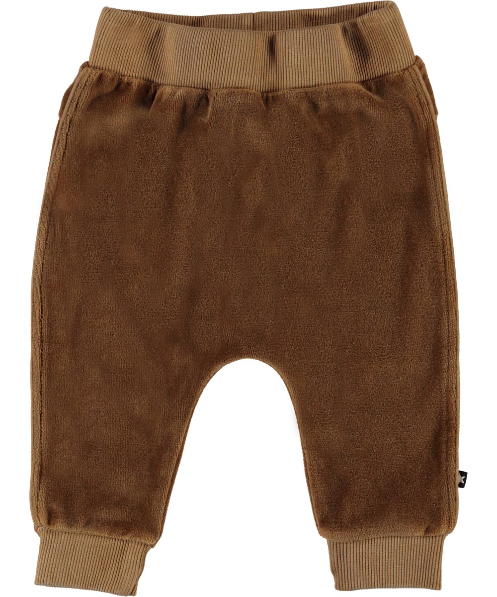 Stein - Emperador - Brune velour baby bukser