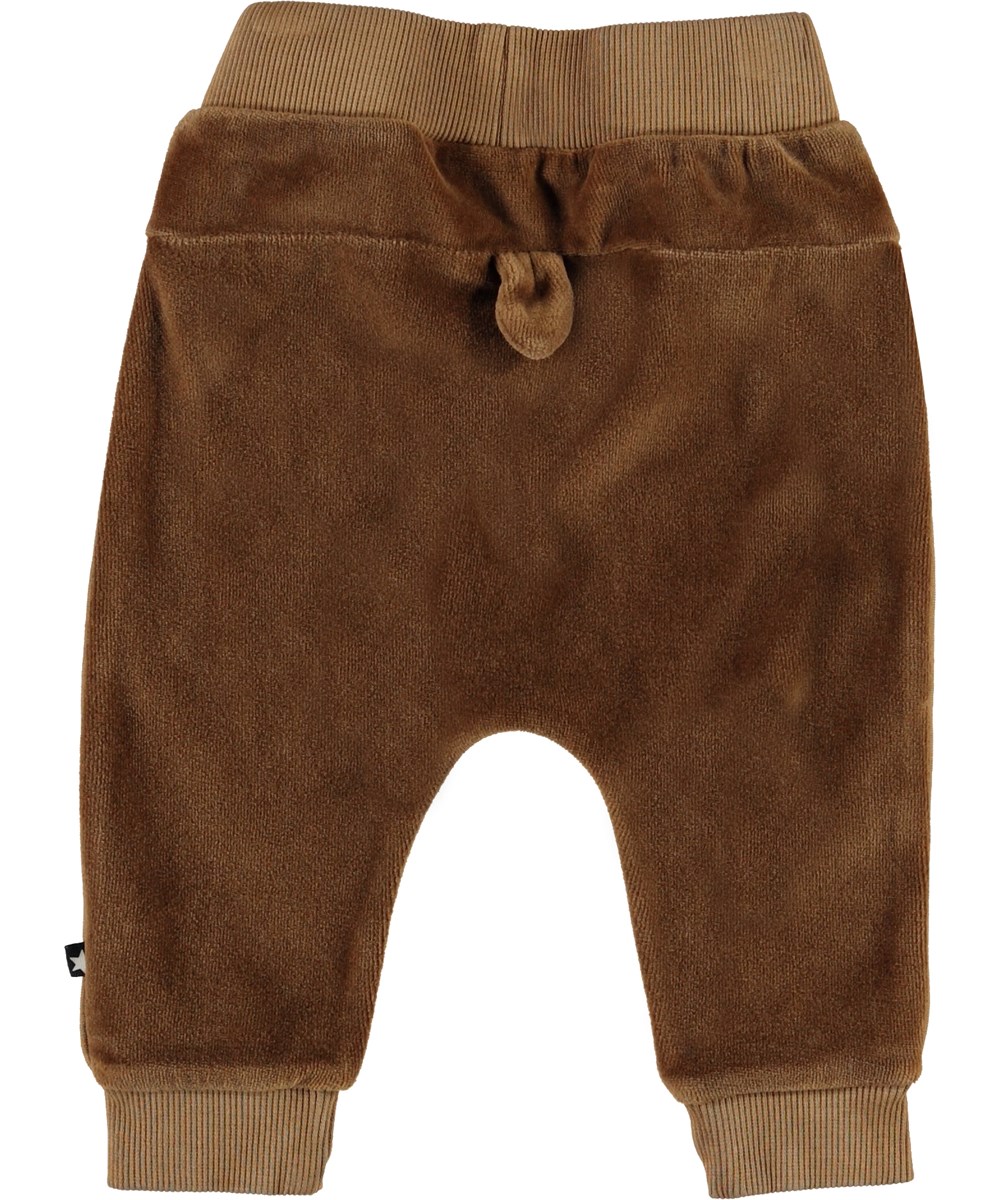 Stein - Emperador - Brune velour baby bukser