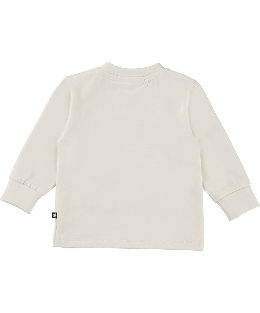 Eloy - Fabulous Monkeys - Cremefarvet langærmet baby t-shirt aber