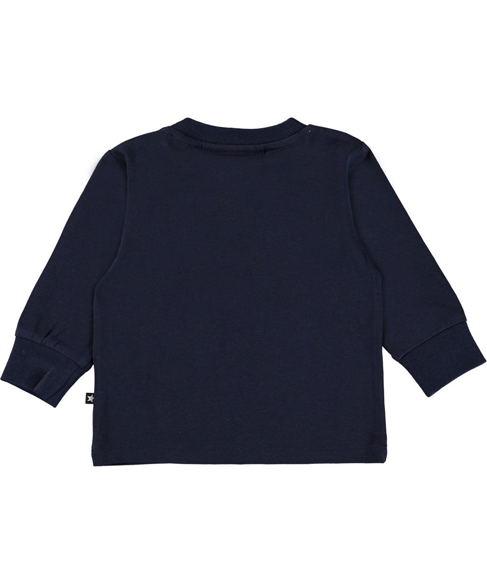 Eloy - Football Smile - Økologisk babybluse med smiley fodbold