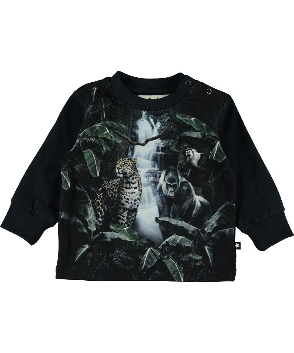 Eloy - Moonlight Animals - Økologisk baby bluse med dyr