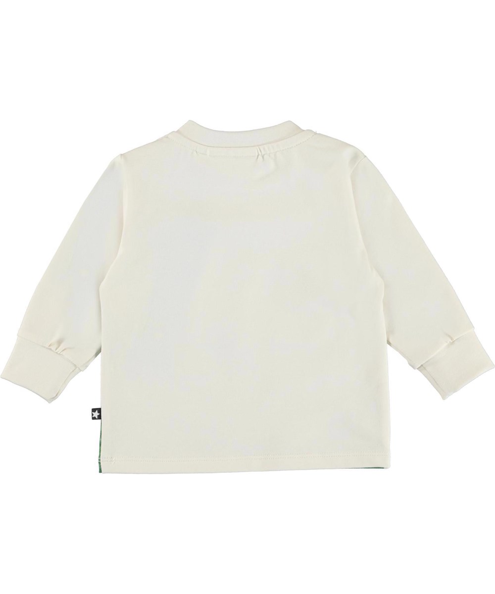 Eloy - Surreal World - Cremefarvet langærmet baby t-shirt elefant