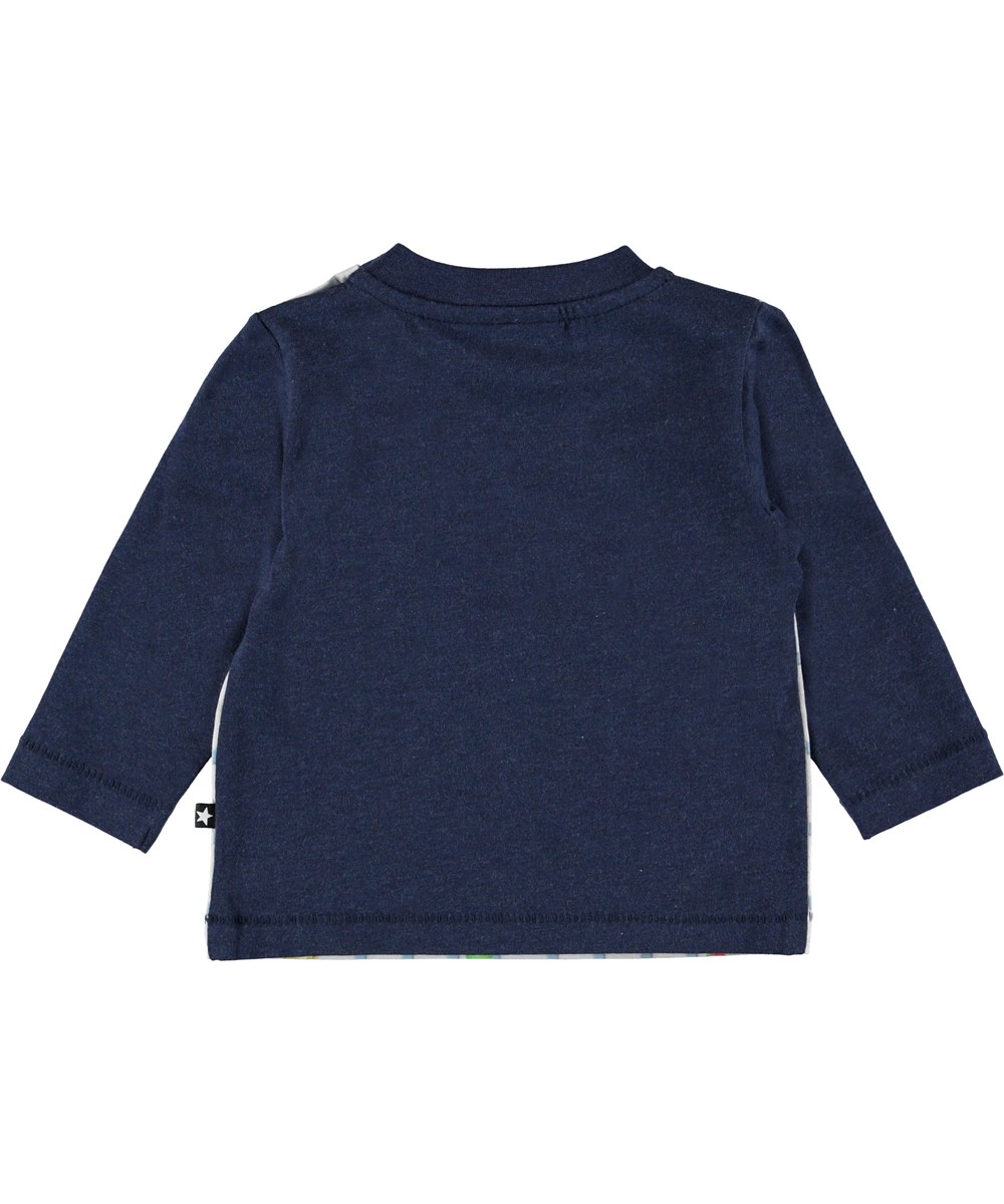 Enovan - Space Supper - Baby bluse med dyr. 