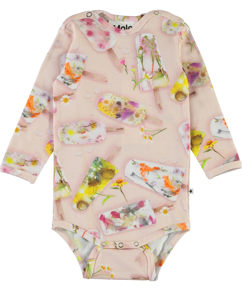 Fonda - Ice Lollies - Ekologisk babybody med glass