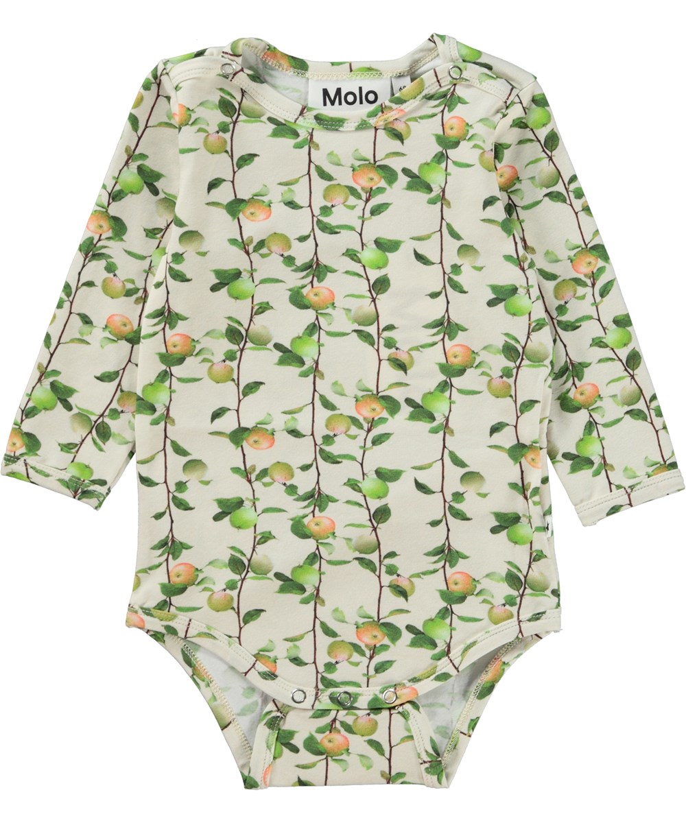 Foss - Apples Mini - Ekologisk babybody med äpplen.