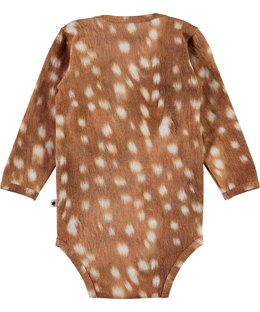 Foss - Baby Fawns - Ekologisk brun body med vita fläckar