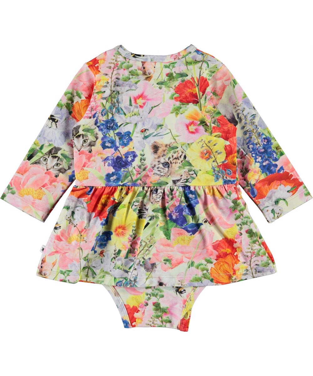 Frances - Hide And Seek - Babybody med kjol och blommor