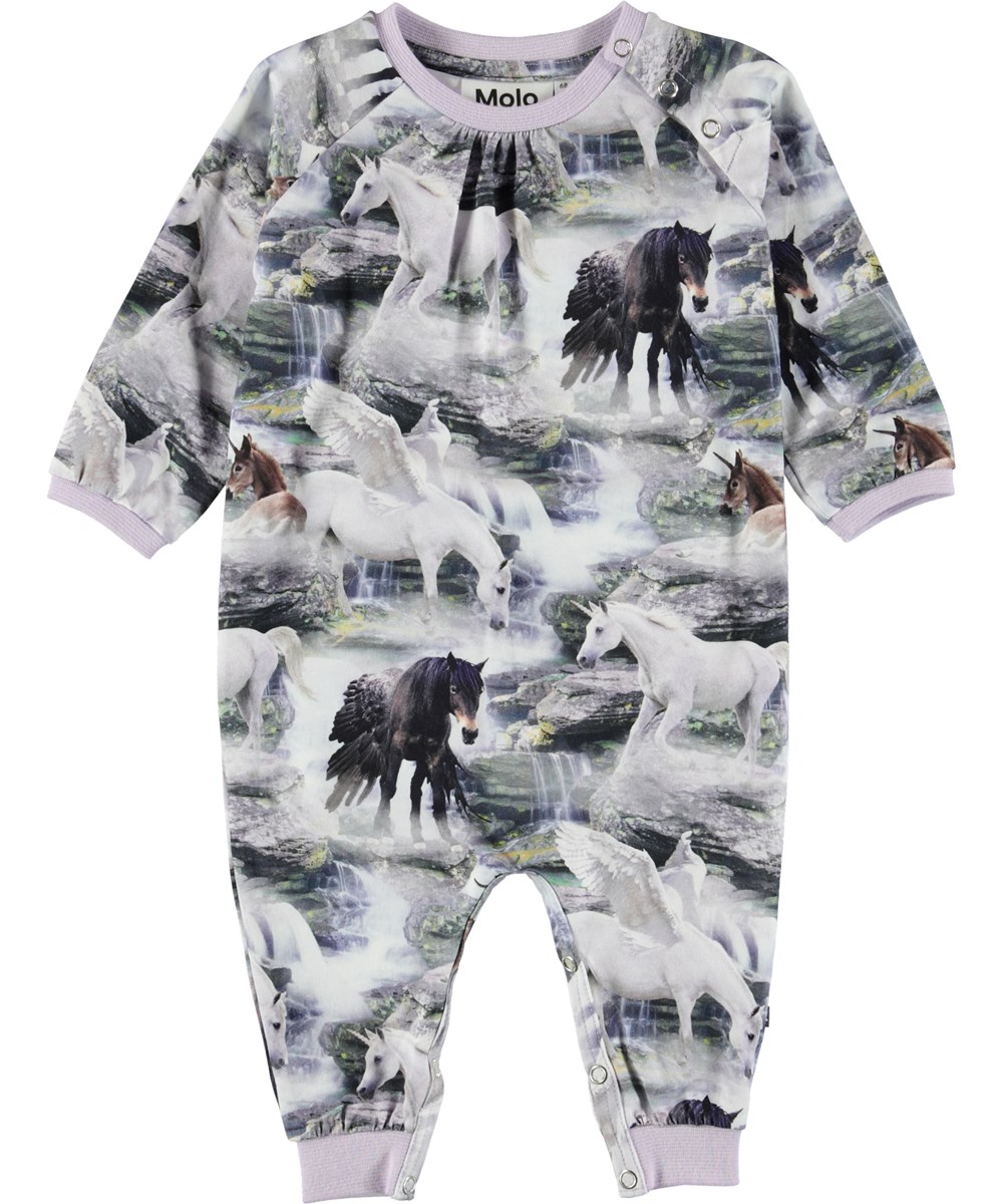 Francine - Mythical Creatures - Baby heldräkt med enhörningar.