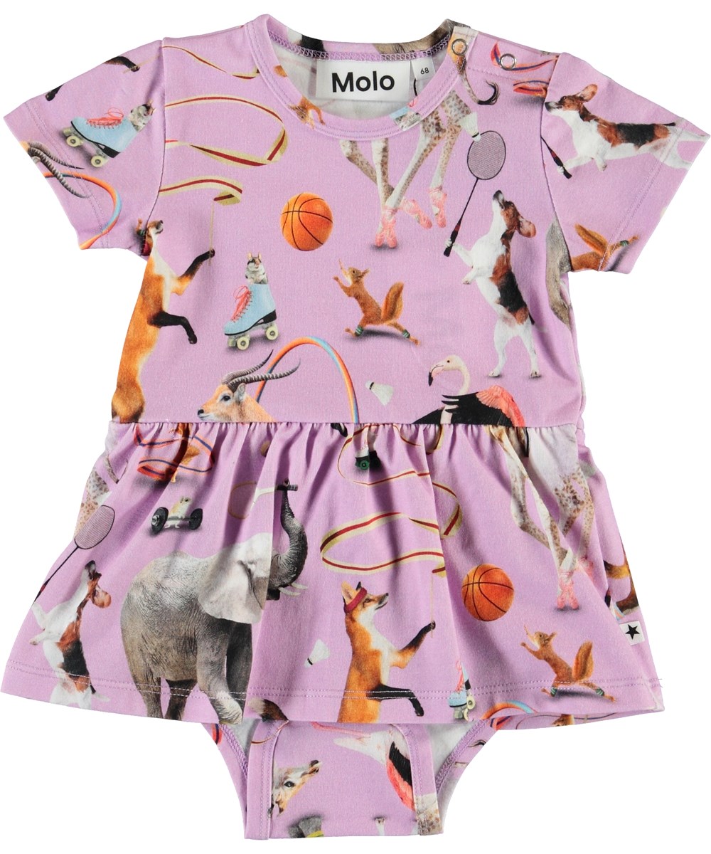 Frannie - Made For Motion - Lila body med djur och kjol
