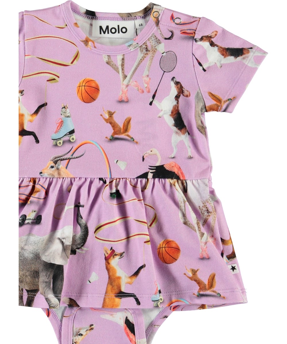 Frannie - Made For Motion - Lila body med djur och kjol