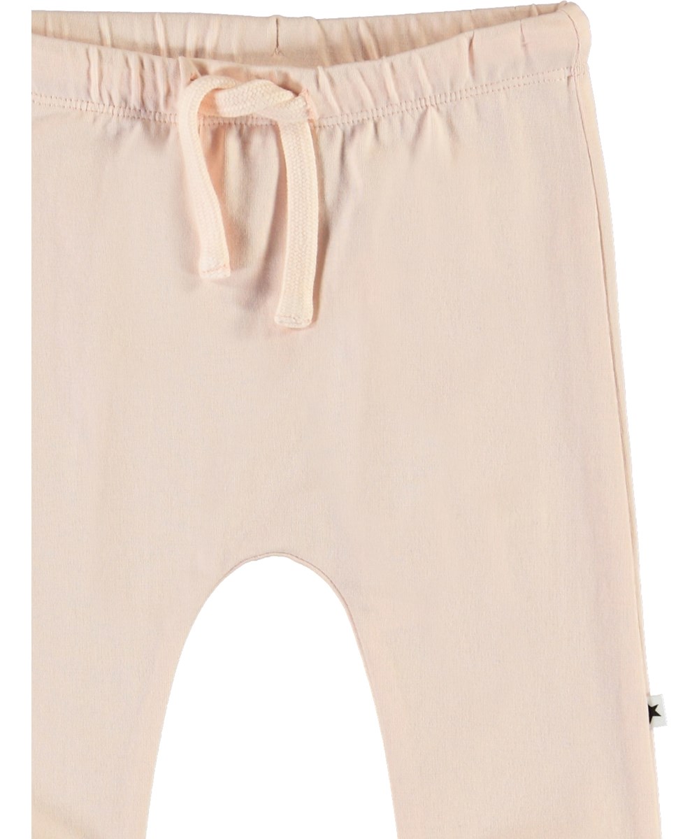 Sille - Peach Blossom - Ekologiska rosa babybyxor