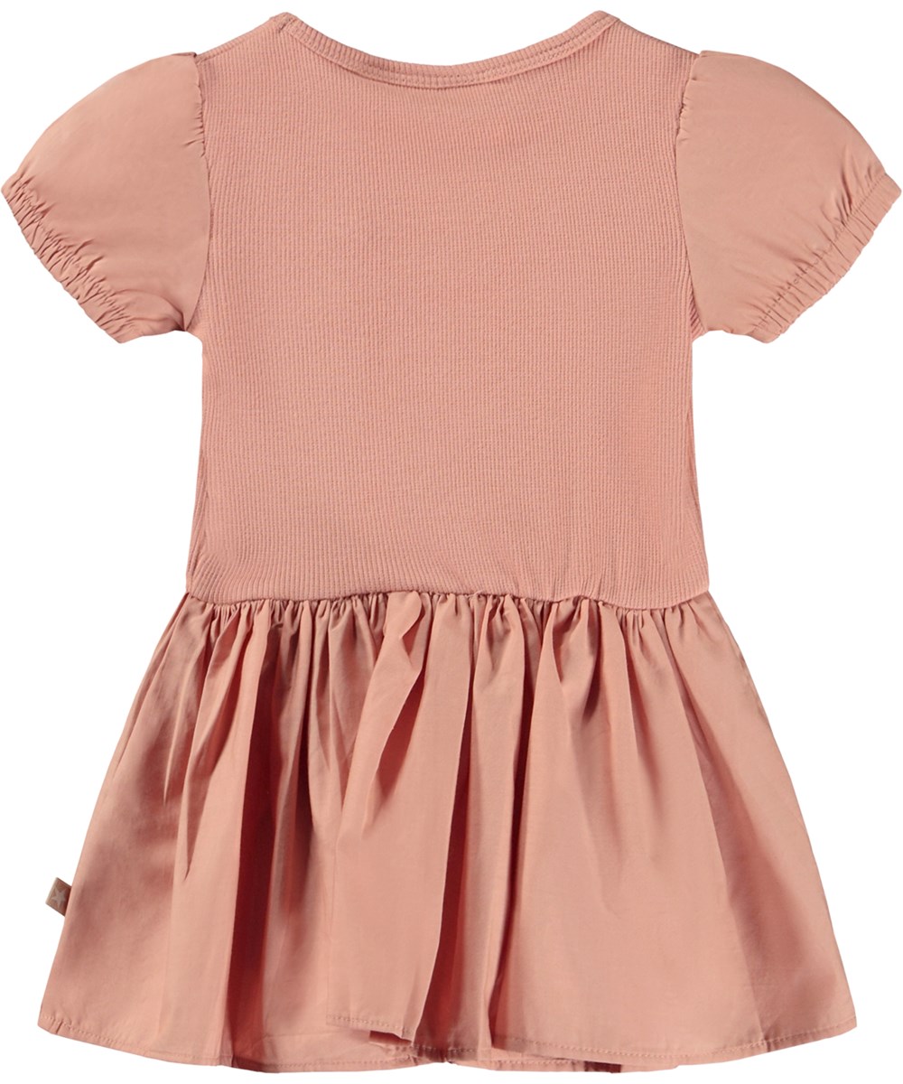 Caitlin - Muted Rose - Ekologisk rosa klänning.