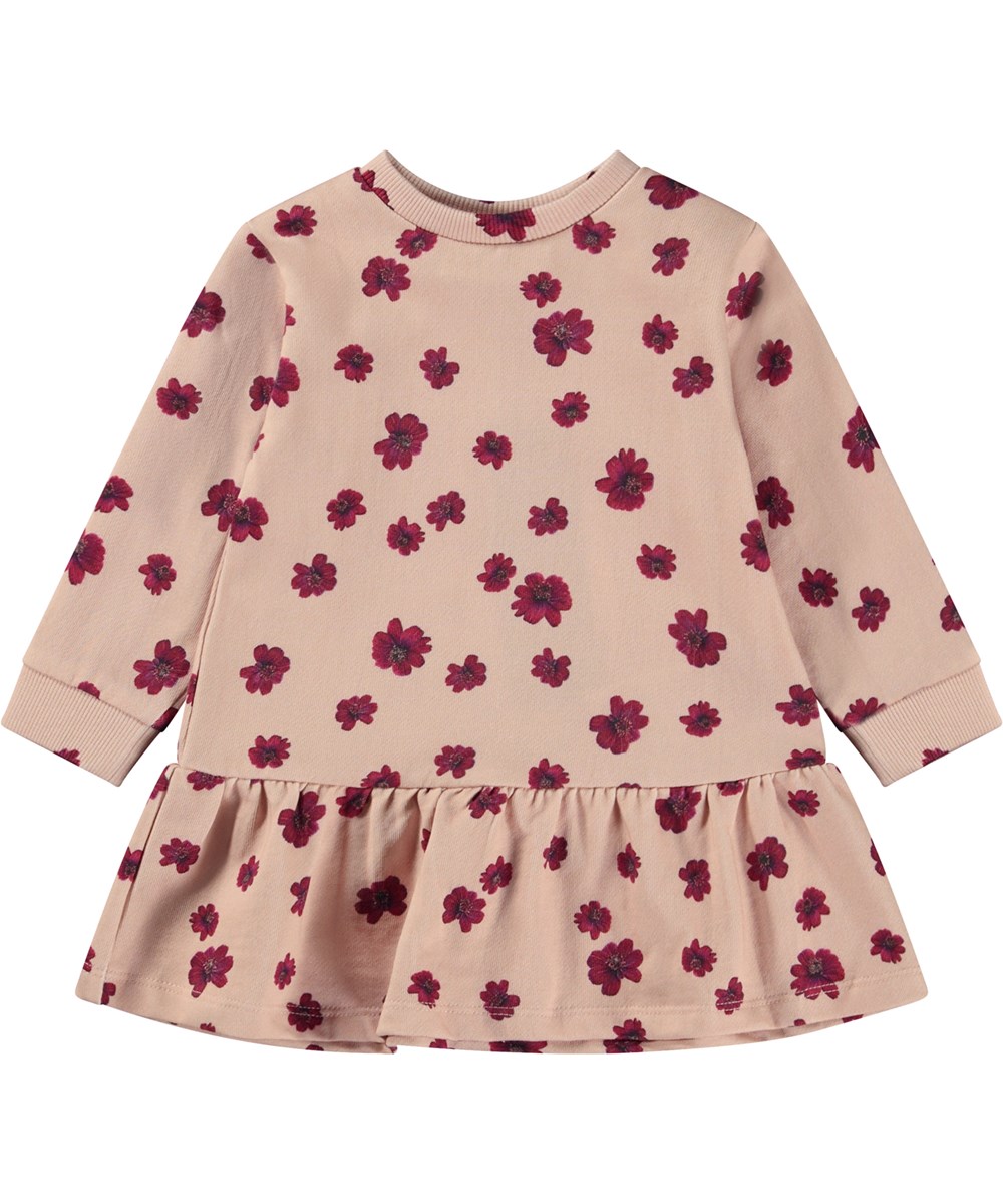 Calypso - Chocolate Daisy - Rosa babyklänning med småblommigt mönster.