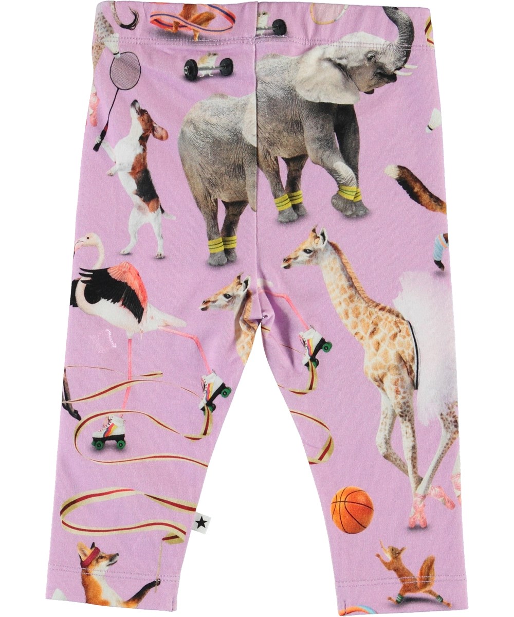 Stefanie - Made For Motion - Ekologiska babyleggings med djur