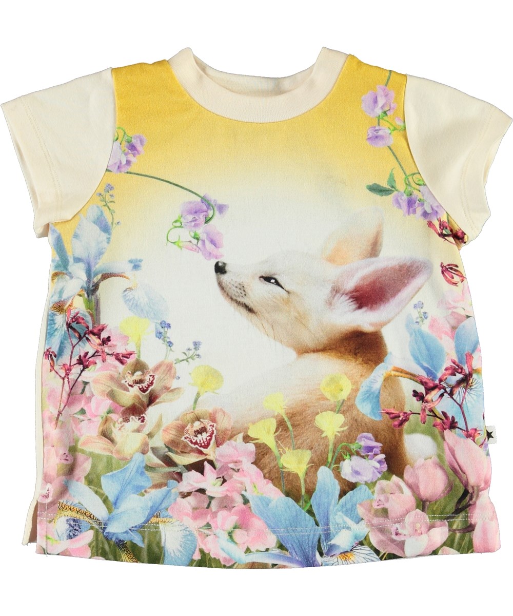 Elly - Fennec Baby - Ekologisk tröja med räv