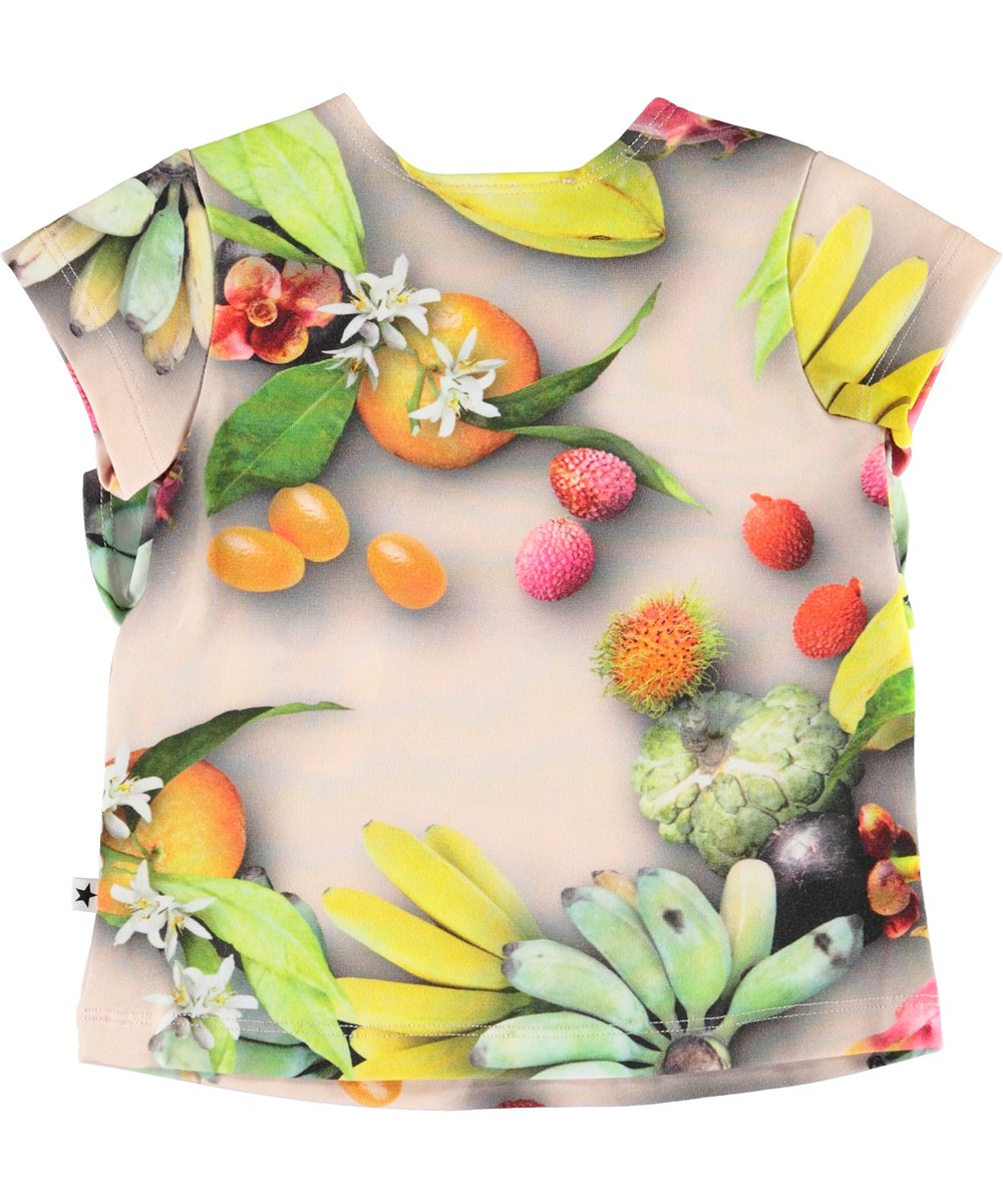Esmeralda - Tutti Frutti - Ekologisk baby t-shirt med frukter
