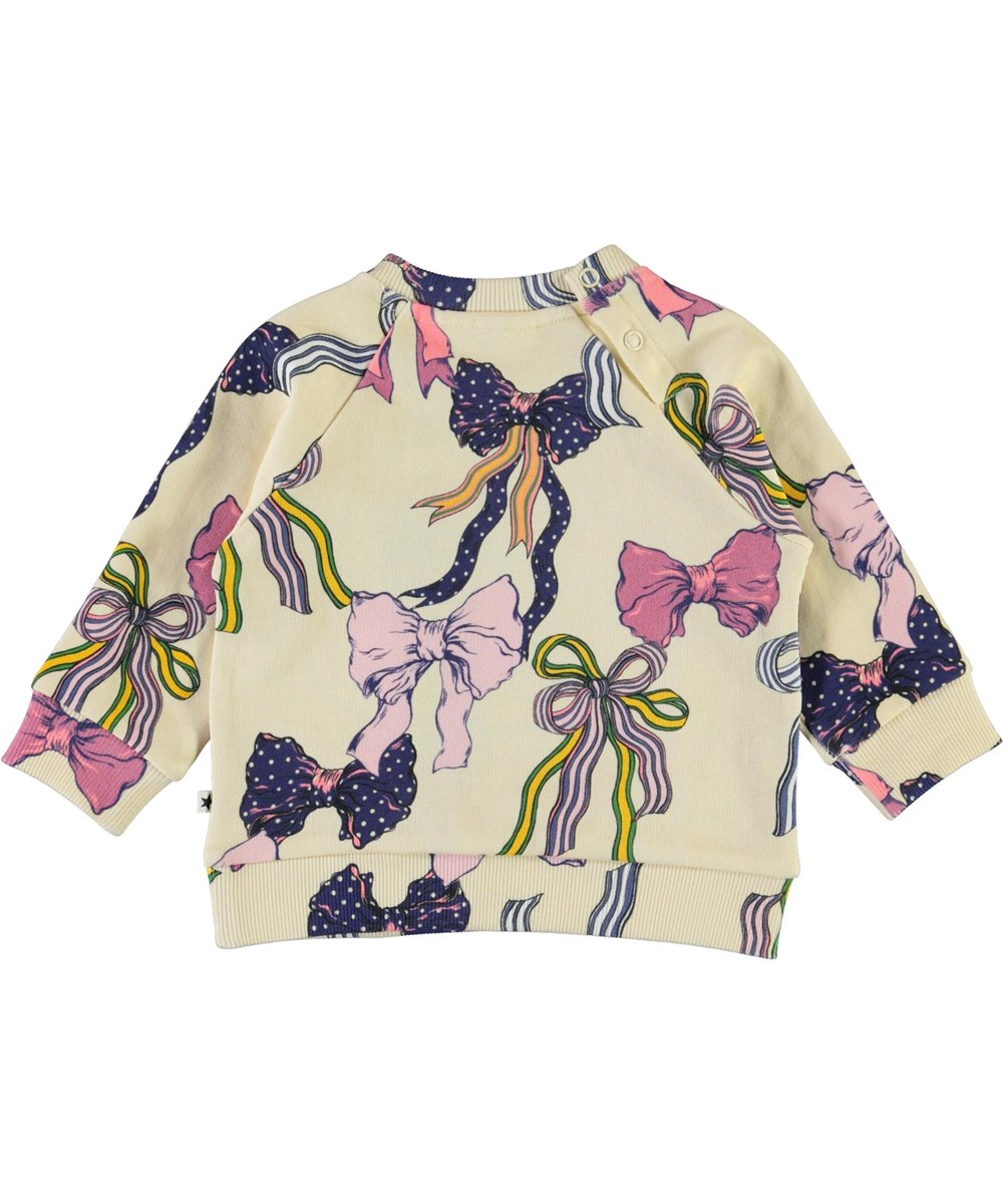 Dicte - Bowtastic - Baby sweatshirt med rosetter