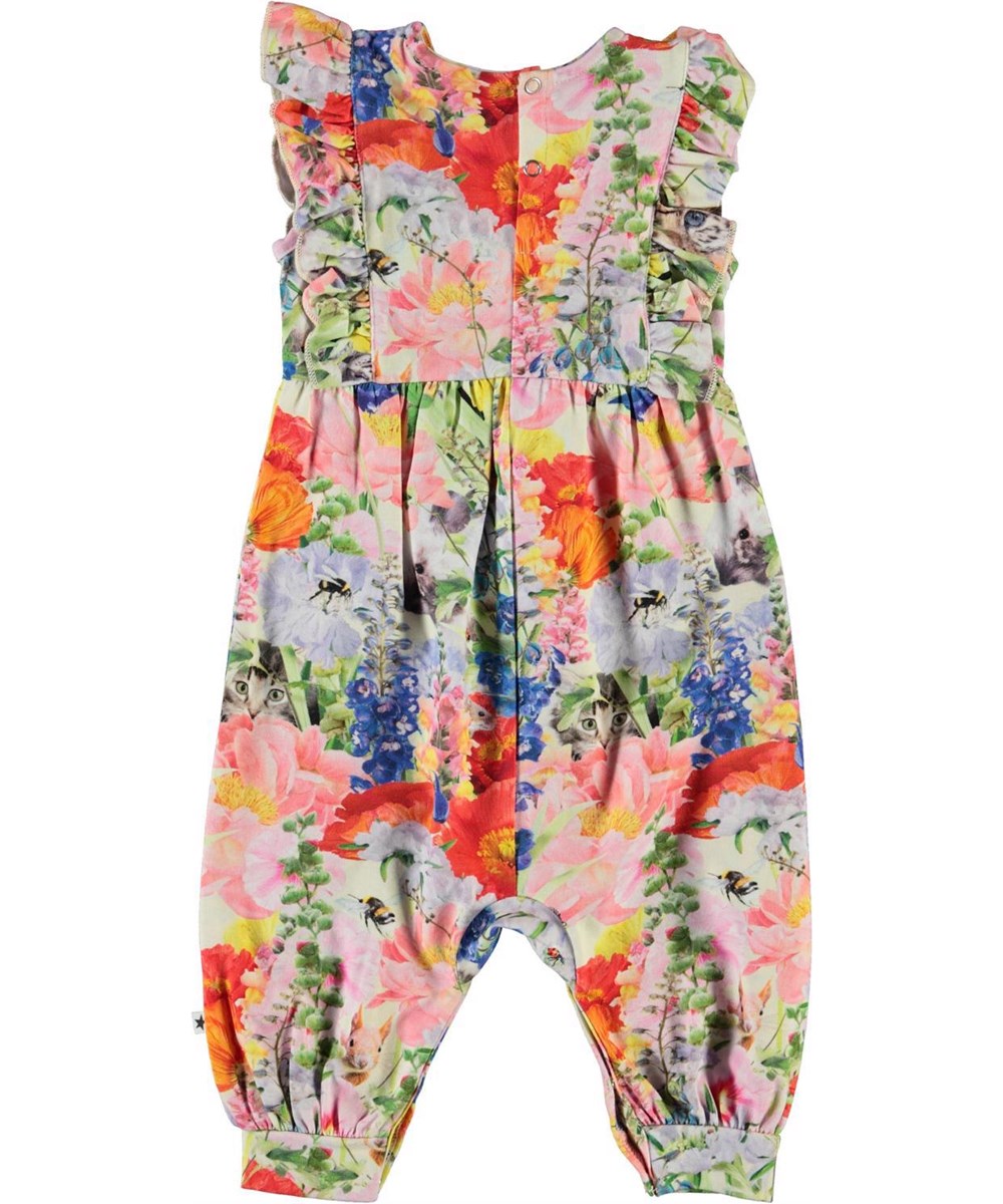 Fallon - Hide And Seek - Baby romper with floral print