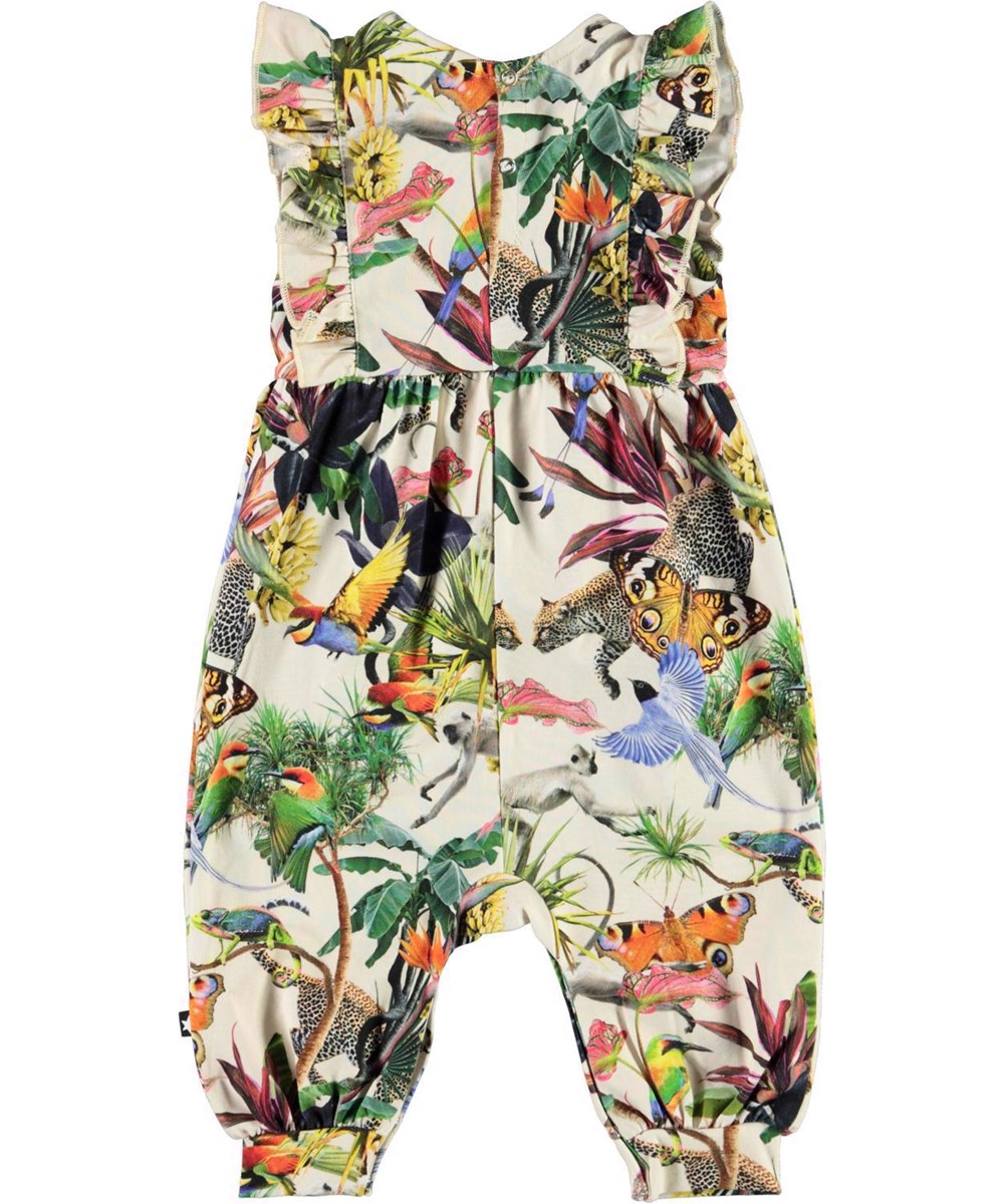 Fallon - Imaginary Jungle - Organic baby romper fantasy jungle