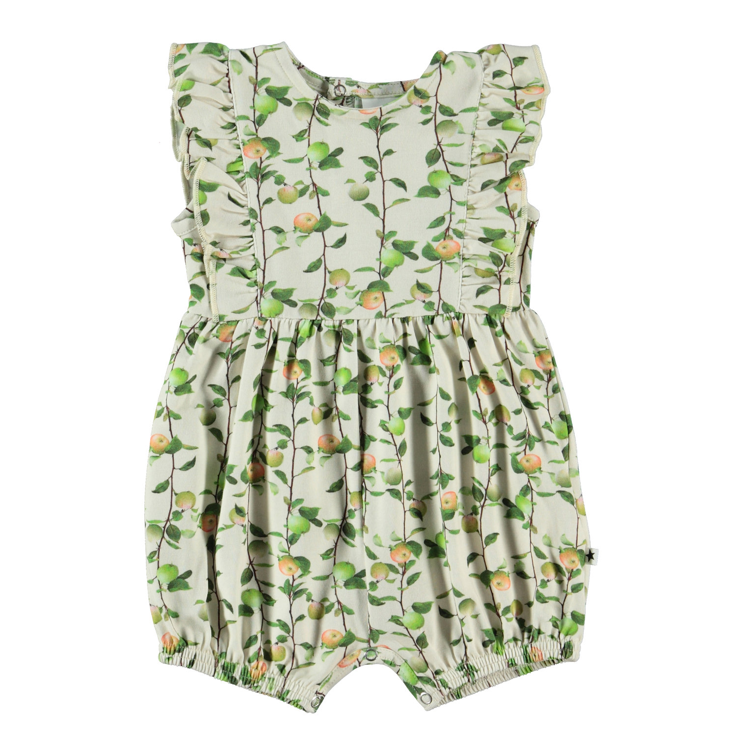 Red Apples - Romper Style Baby Onesies for Girls