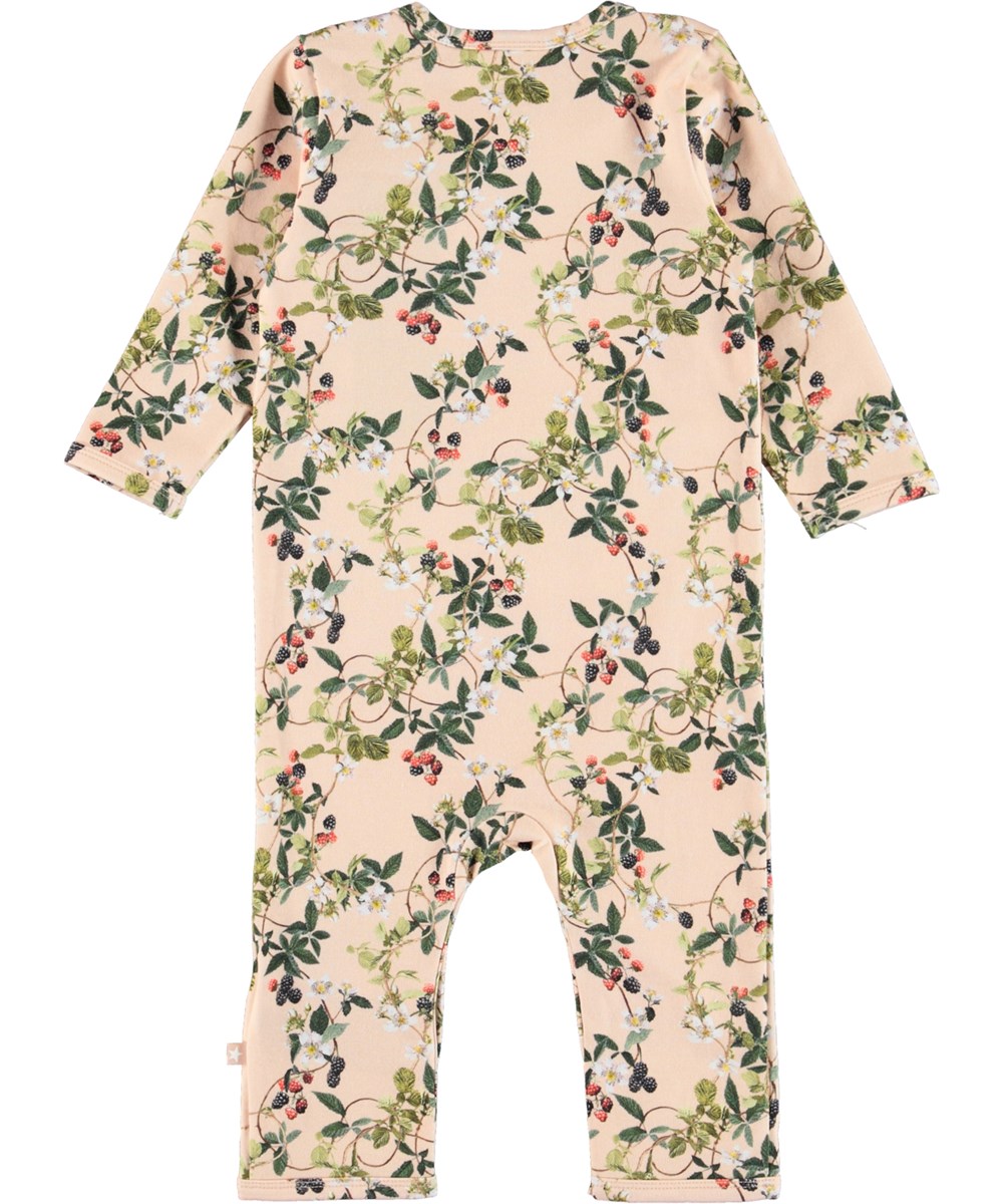 Fenez - Bramble Rose - Organic baby bodysuit with blackberry vines