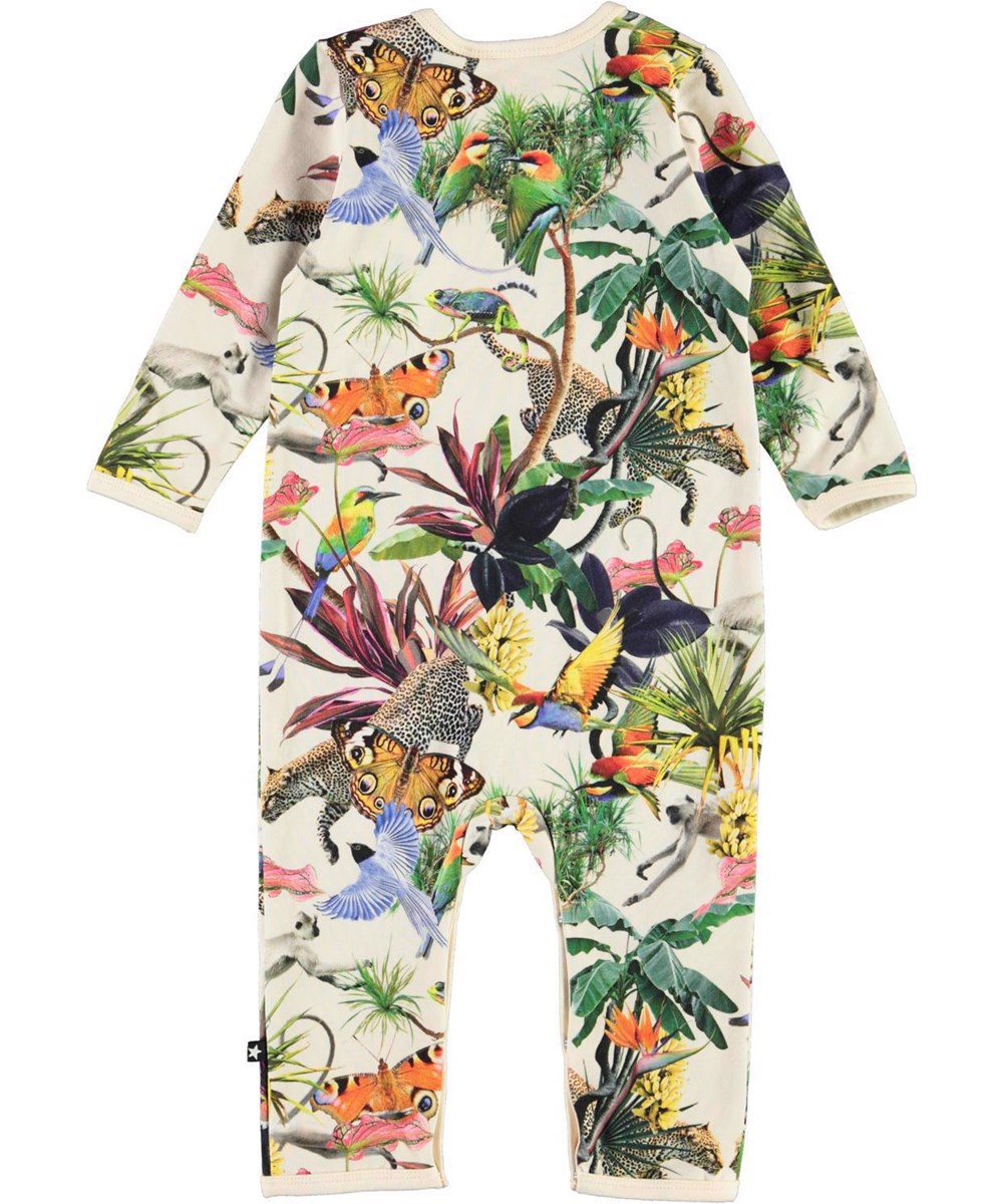 Fenez - Imaginary Jungle - Long sleeve organic baby bodysuit fantasy jungle