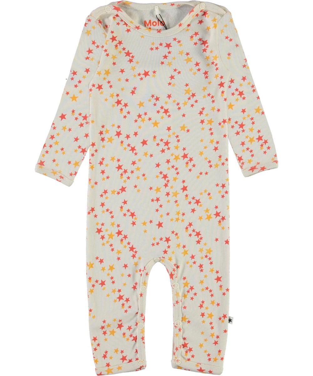 Fenez - Starry Pearled - Baby bodysuit star print