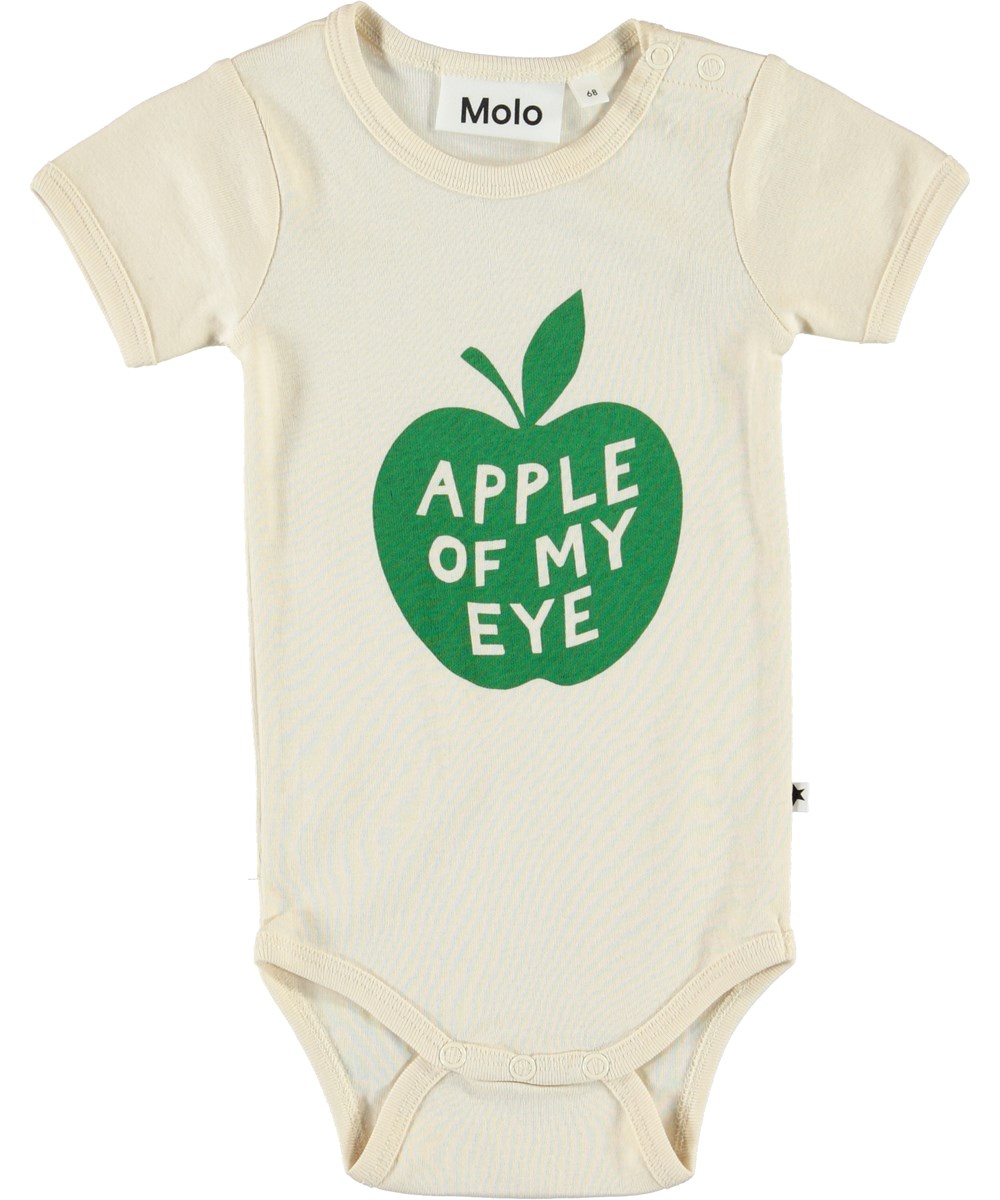 Fossie - Little Apple - Organic baby bodysuit with apple 