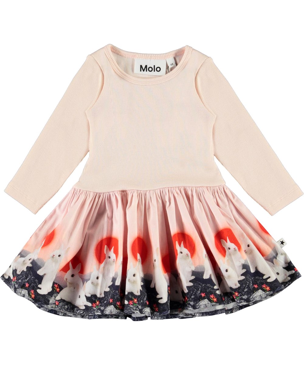 Candi - Baby Bunnies - Organic two-part dress with bunnies 