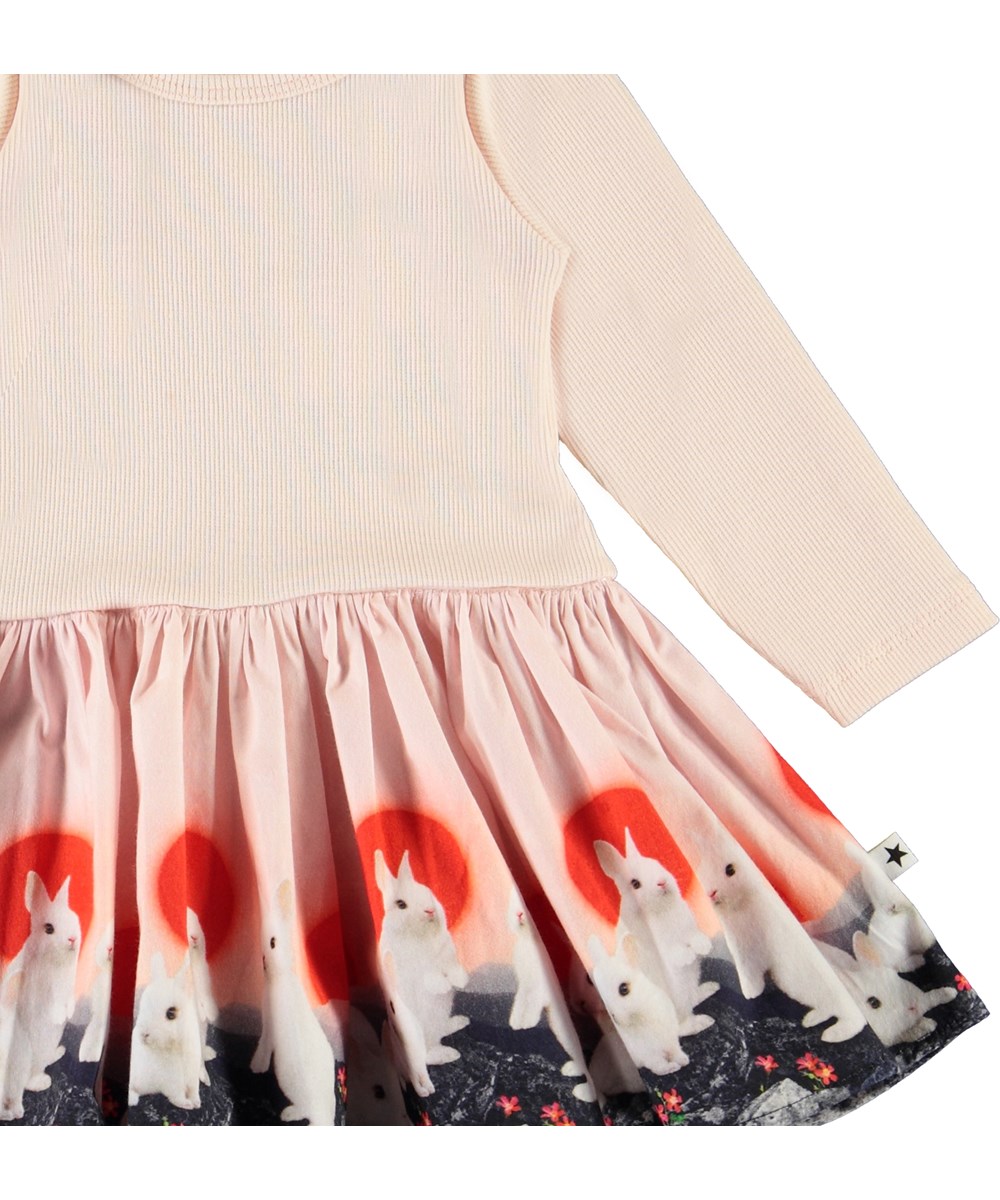 Candi - Baby Bunnies - Organic two-part dress with bunnies 