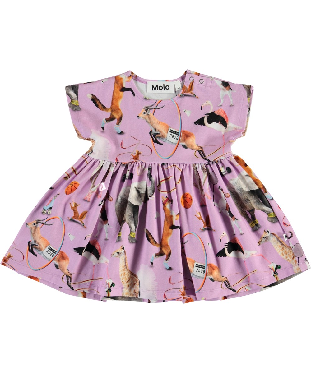 Channi - Made For Motion - Organic baby dress with animals