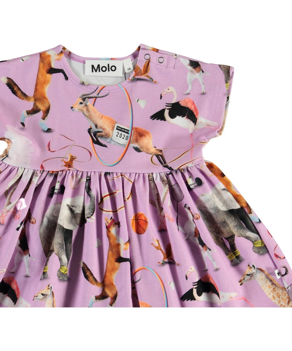 Channi - Made For Motion - Organic baby dress with animals