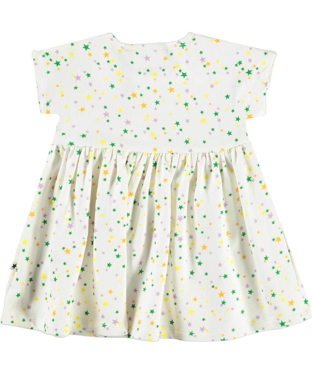 Channi - Rainbow Mini Stars - Organic baby dress with small stars