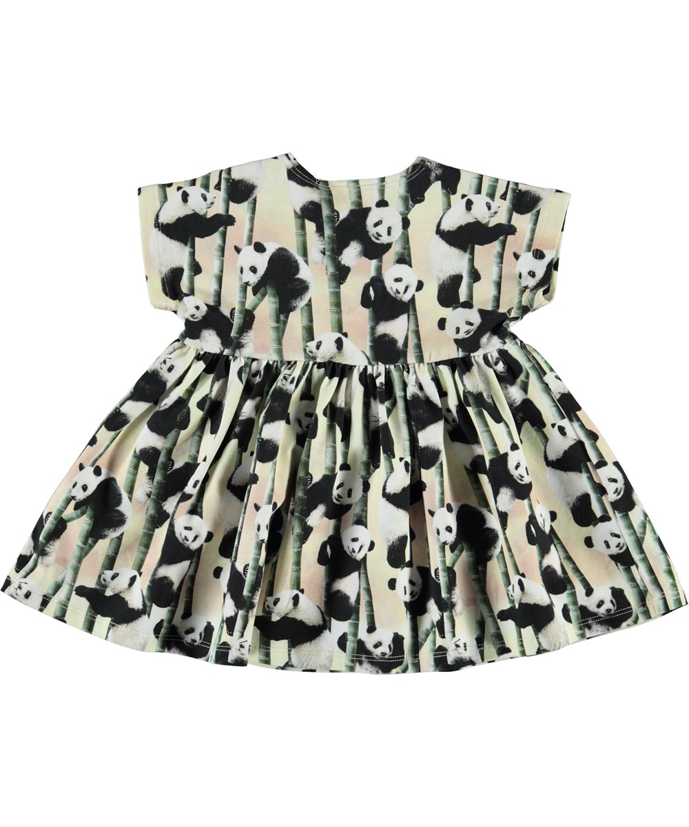 Channi - Yin Yang - Organic baby dress with pandas