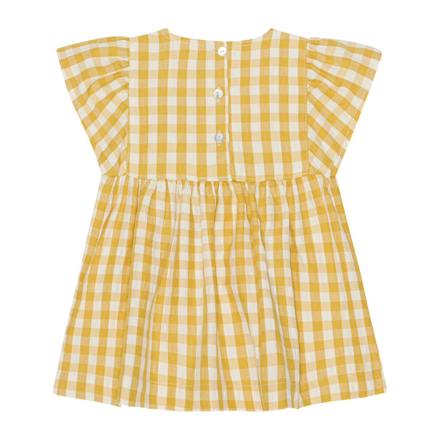 andmary　Hanna check dress Hannalie Sleeveless Mini Dress - Blue Gingham | SIMKHAI