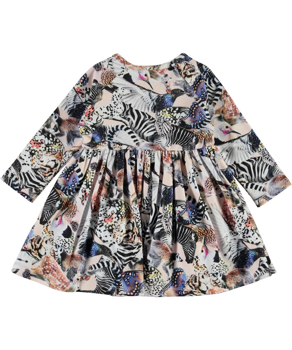 Charmaine - Twister - Organic baby dress with animals
