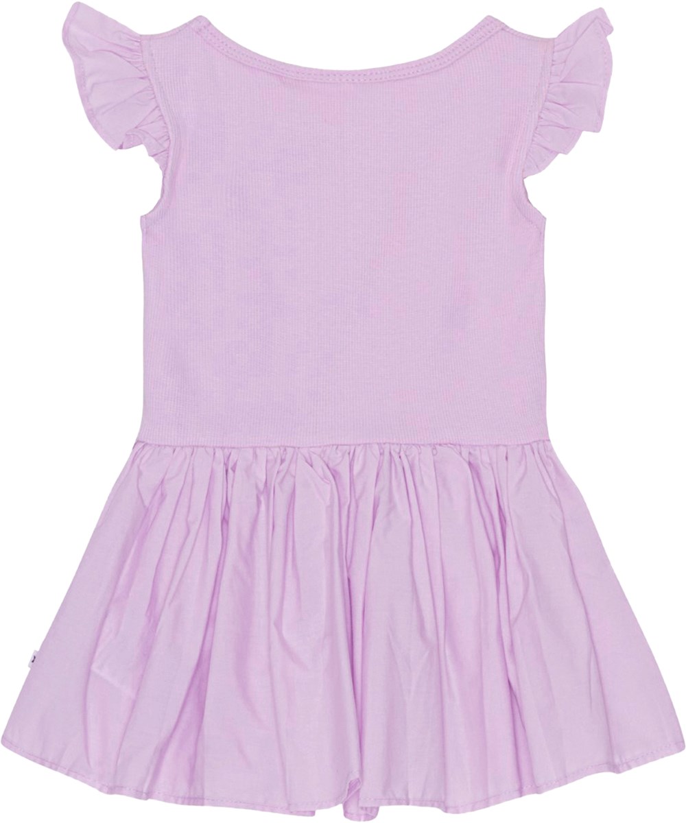 Cimi - Alpine Glow - Purple, organic baby dress 