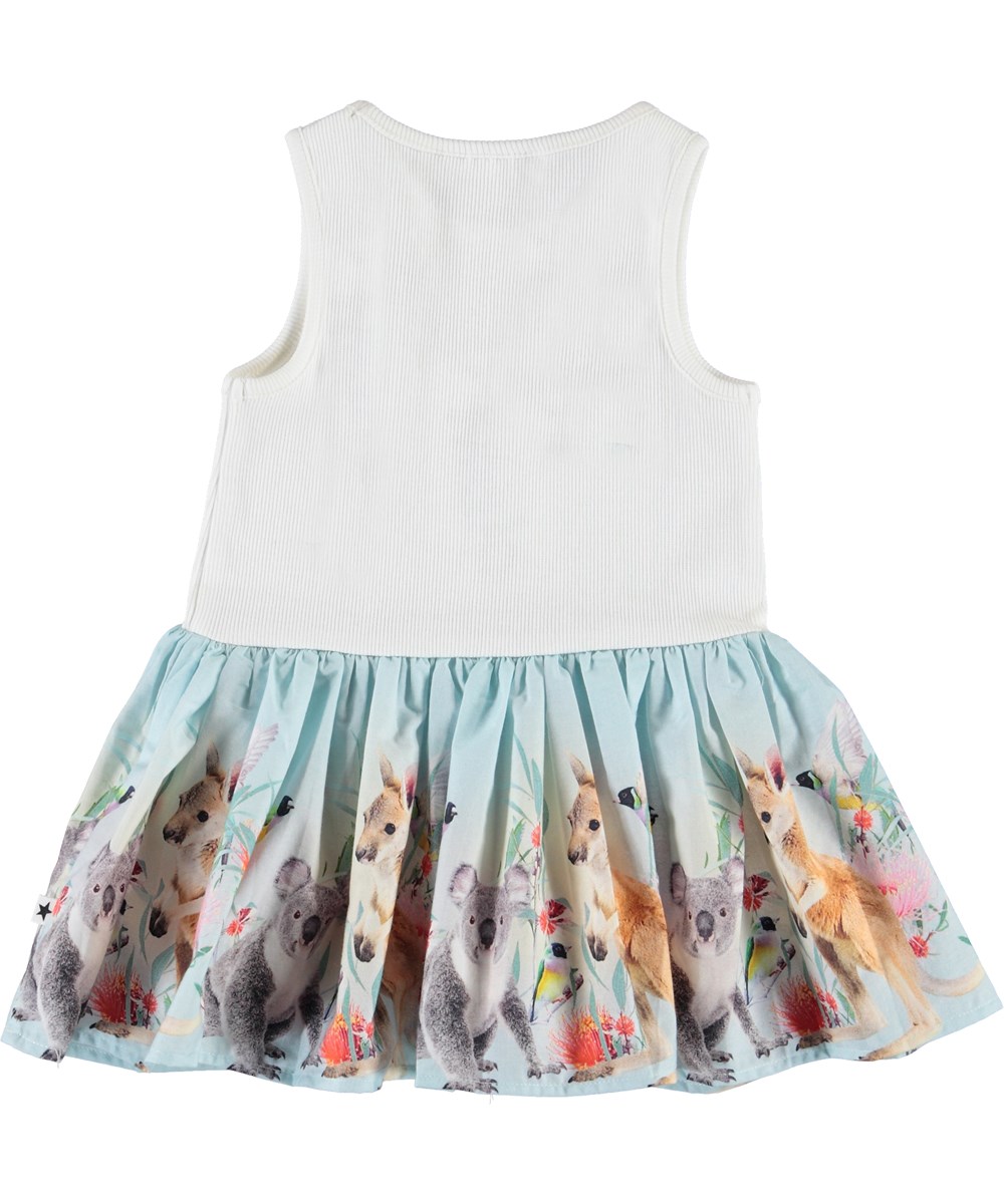Cordelia - Little Friends - Baby dress with kangaroos