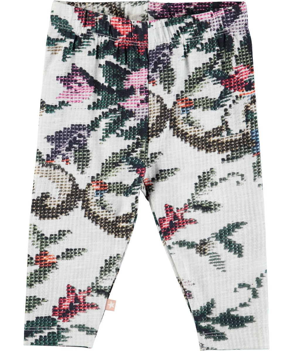 Stefanie - Cross Stitch - Baby leggings with digital cross stitch print