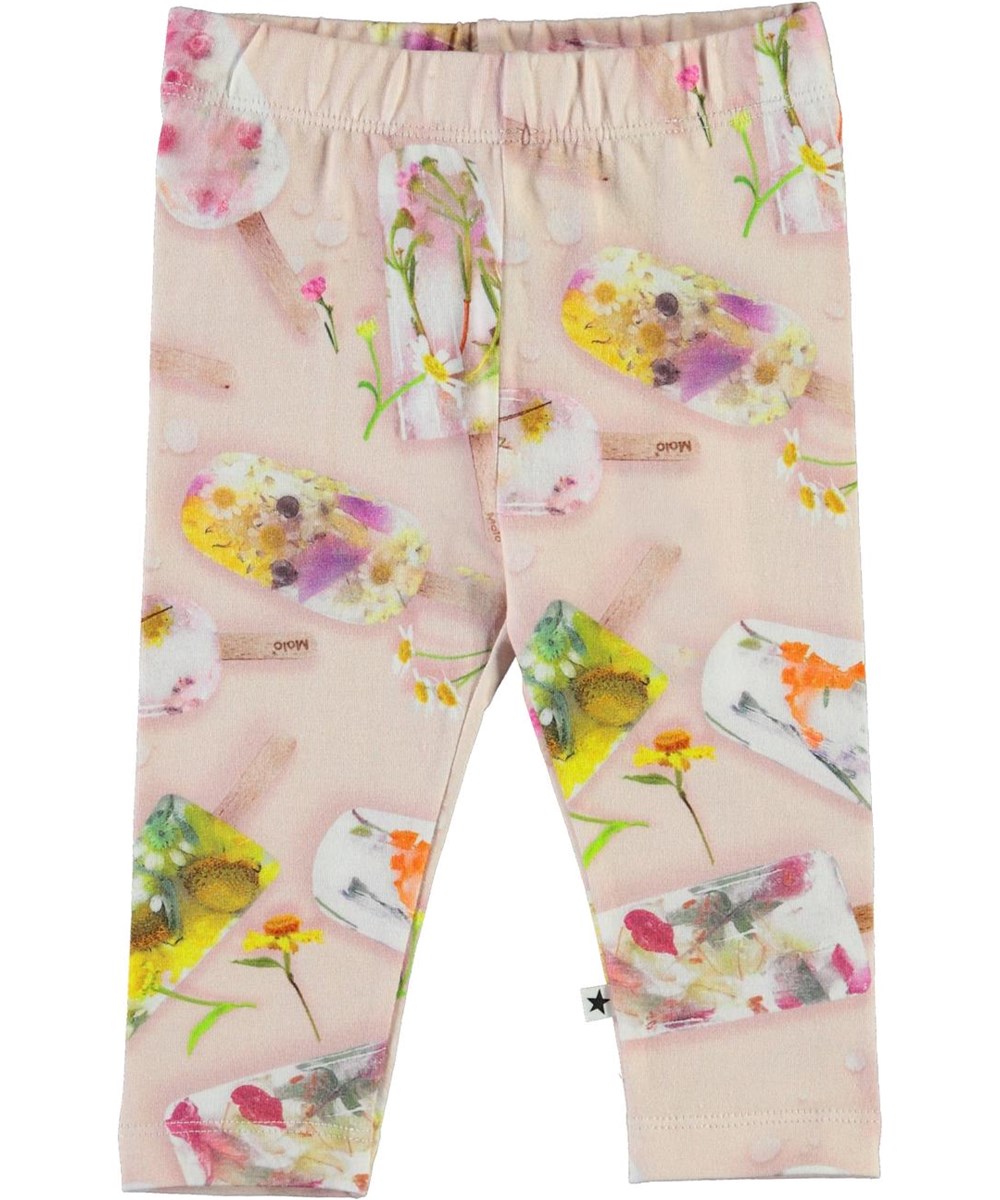 Stefanie - Ice Lollies - Organic baby leggings with ice cream