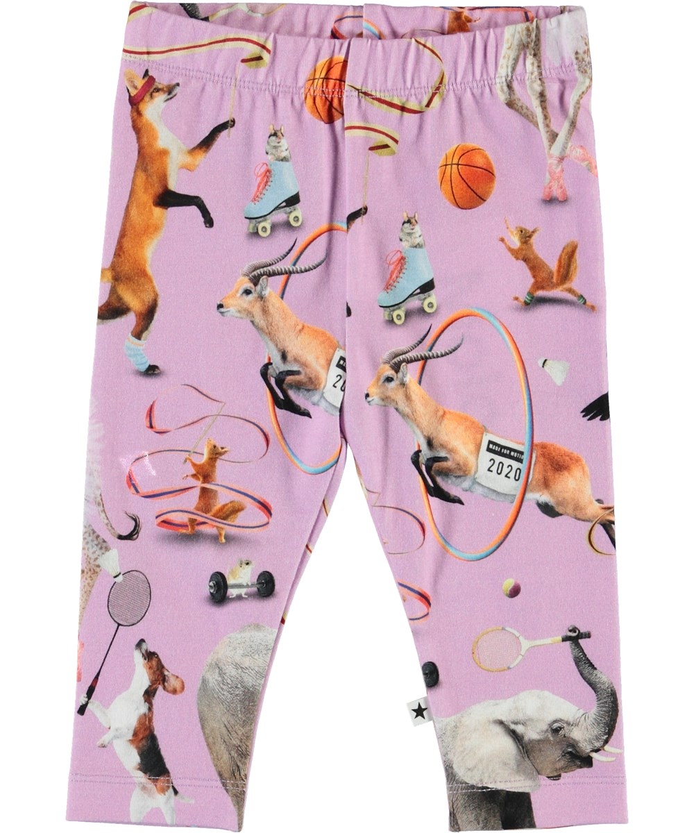 Stefanie - Made For Motion - Organic baby leggings with animals