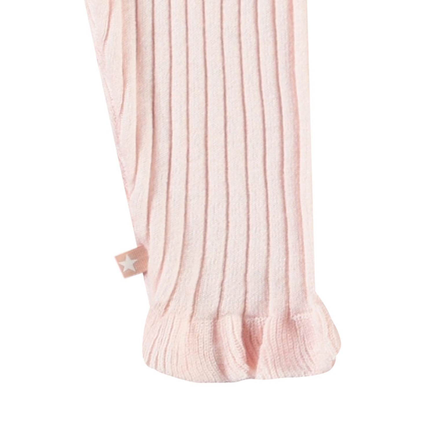 Sanne - Charlotte Pink - Pink knitted pants with delicate