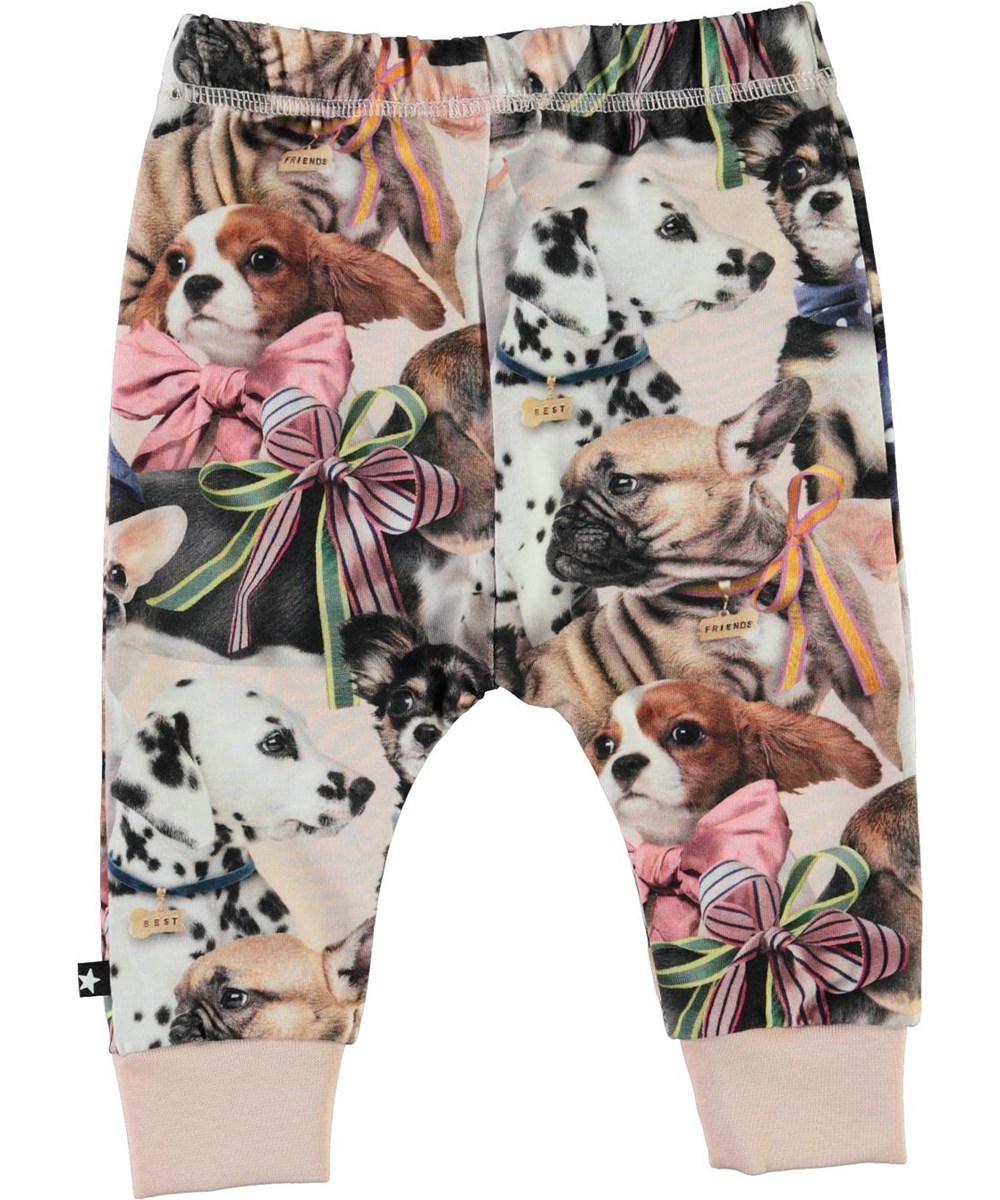 Simone -  Puppy Love - Organic baby trousers with dogs