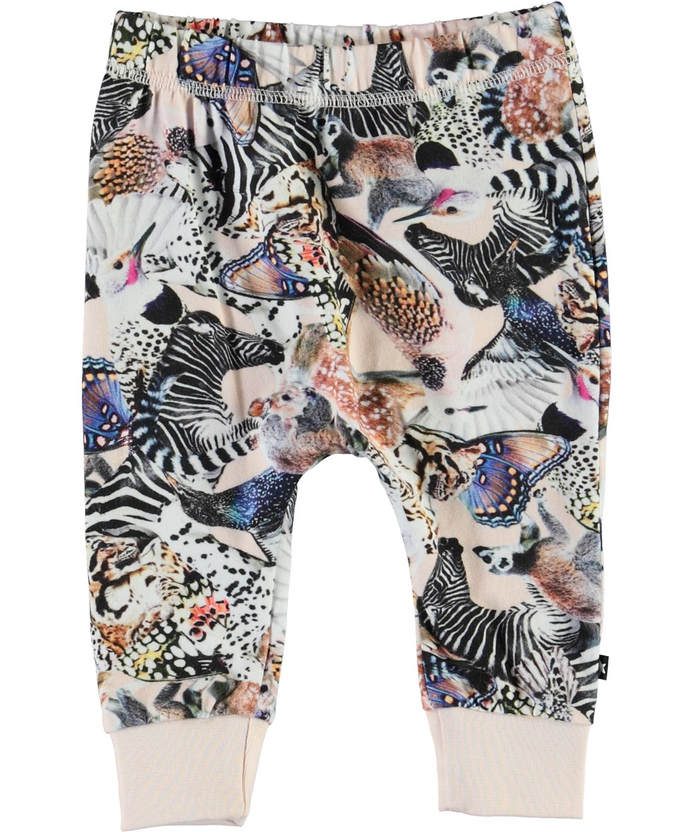 Simone - Twister - Baby trousers with animal print