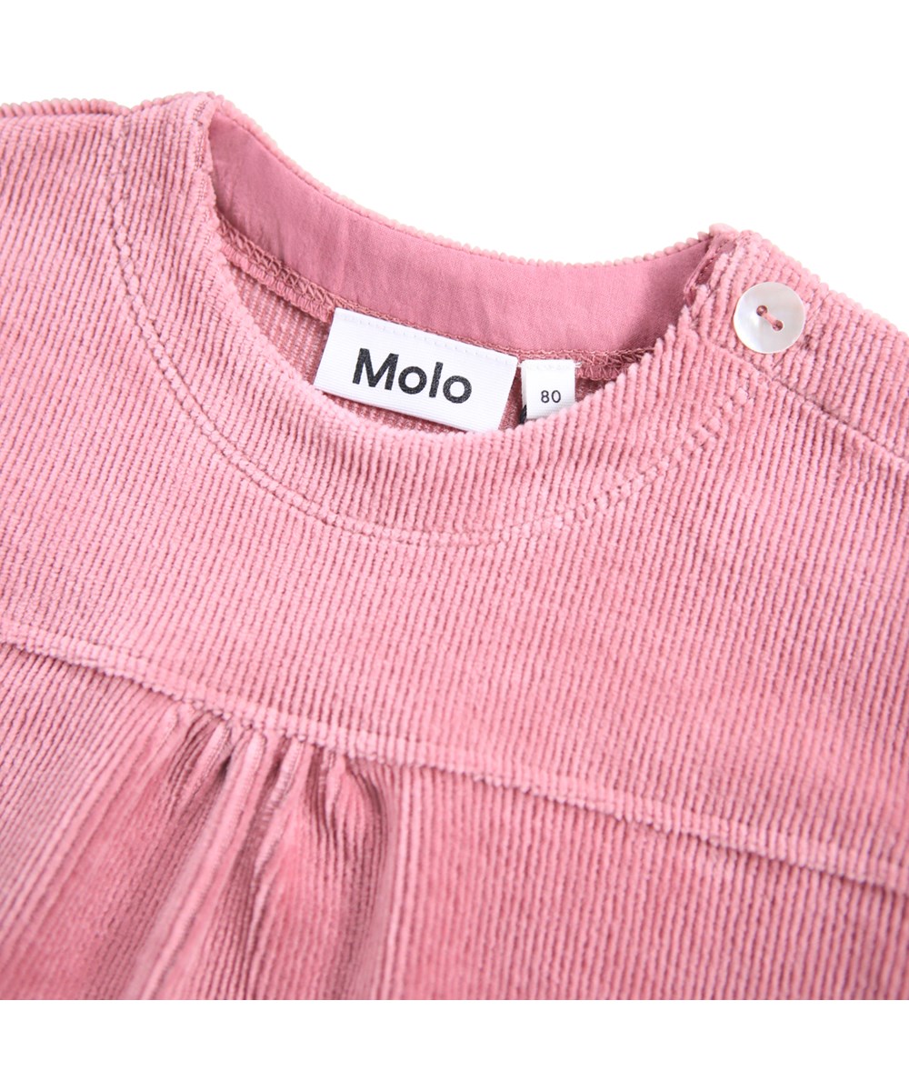 Ditte - Fox Glove - Rose top for the little ones made of soft velour.