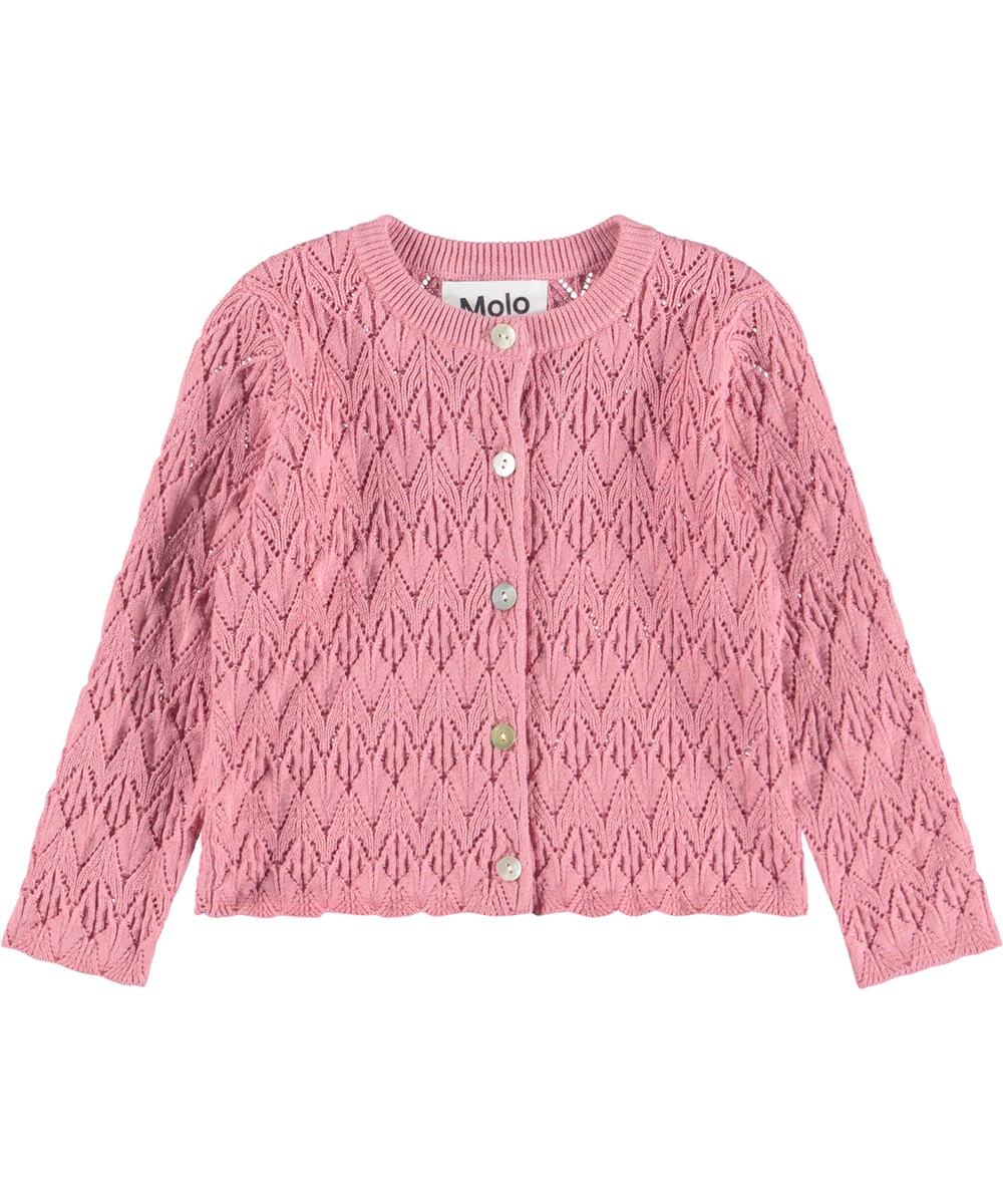 Gio - Fox Glove - Cardigan for the little ones made of organic cotton.